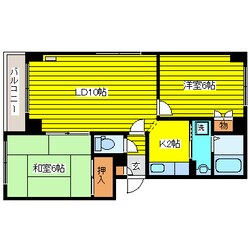 新道東駅 徒歩12分 3階の物件間取画像